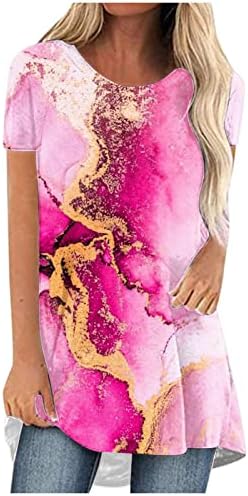 Camisa superior para meninas adolescentes de verão de etono de capa curta 2023 Roupas Fashion Codtern Crewneck Graphic Loose Fit Top