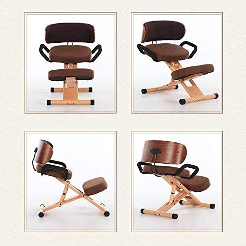 Cadeira de ajoelhamento ergonômico ygqbgy scdbgy, fezes ajustáveis ​​para casa e escritório - melhore sua postura com um