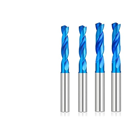 Broca bit 3d bits de carboneto de 3-12mm de refrigeração interna broca de torção espiral bit bit de revestimento azul furo para metal