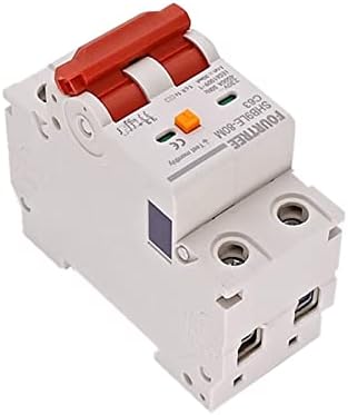 Halone 1pcs 2p 230V RCBO MCB Circunte de circuito de corrente residual do disjuntor de vazamento com corrente e 10-63a