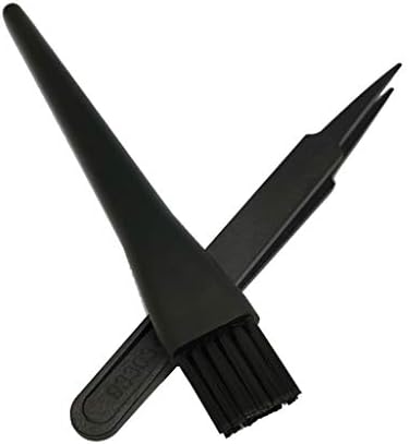 No pincel ESD Plastic 6 Anti Black 1 Nylon Tool Teclado estático para limpeza de conjuntos de limpeza Ferramentas de