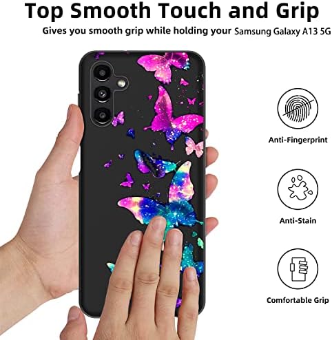 Warmson para o caso Galaxy A04S Case/Samsung Galaxy A13 5G, Caso Samsung A04S Caso completo fosco fosco TPU TPU ABSORÇÃO DE CHUMGE-ABSORÇÃO