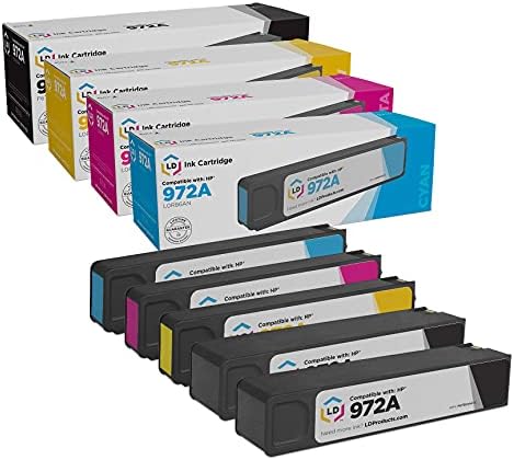 Substituições de cartucho de tinta compatível com LD para HP 972A