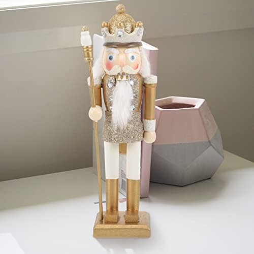 Sosoport Wooden Nutcracker Figure Woodbracker Decoração de Garda de Decoração de Garda