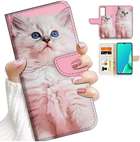 Para Samsung S20, para Samsung Galaxy S20 4G 5G, capa de capa de carteira de flip de flip, A24614 Ragdoll Cat Kitten 24614