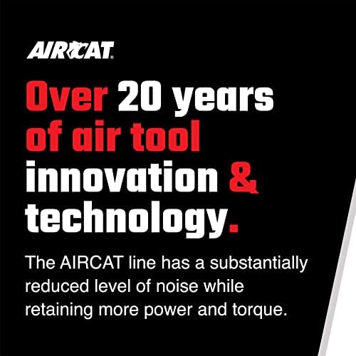 Aircat 1059-VXL: Chave de Impacto Compacto Compacto Compacto de 3/8 de polegada Vibrotherm 750 ft-lbs
