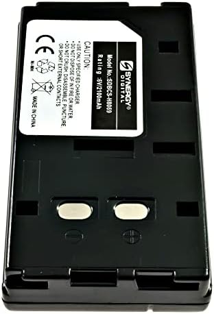 Bateria de câmera digital de sinergia, compatível com a câmera de vídeo quasar VM-522, ultra alta capacidade, substituição da bateria da Sony NP-55