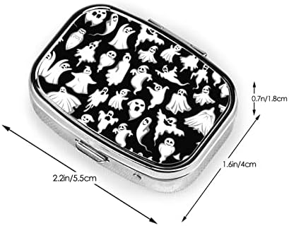 PSVOD Funny Ladybug Mini Viagem Caixa diária de comprimidos - Lembrete de comprimidos quadrados, caixa de vitamina