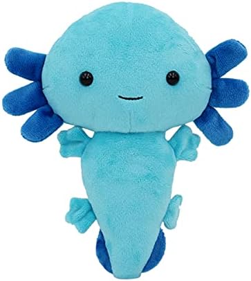 Lulezon Kawaii Axolotl Plush Toy Pilled Animal Pillow Toy Doll 7.8