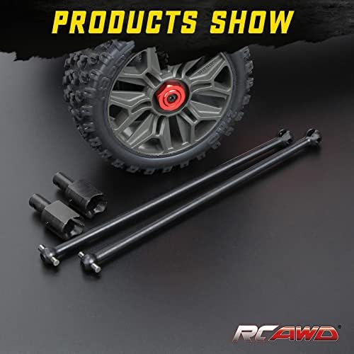 RCAWD PARA 1/5 ARRMA KRATON & PUSCOT 8S Driveshaft, 182mm Dogbone & Diff Outdrive e atualizações de 4 mm de pinos, peças