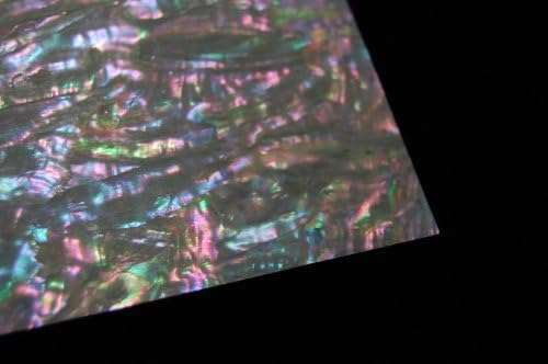 Folha de facetas adesivas revestidas Prism abalone ampla folha de concha