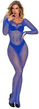 4zhuzi Mulheres Sexy Lingerie Fishnet Bodystocking Bodysuit Babydoll Mesh Mesh Roupa Alongamento química