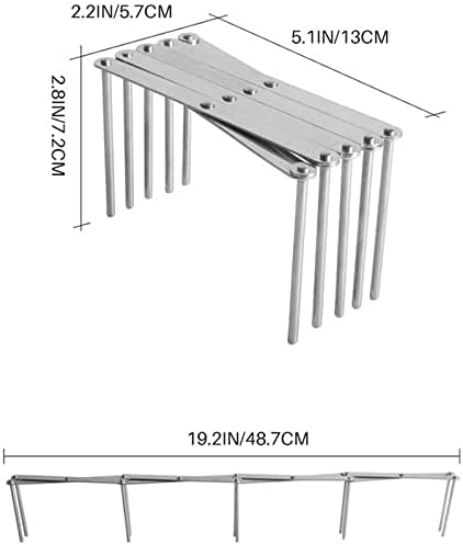 Pratos ieaselwj racks de prato extensível tampa de tampa