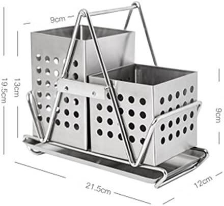 Cosqueiros de armazenamento rack de armazenamento de aço inoxidável portador de pauzinhos de armazenamento de pauzinhos