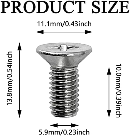 Parafusos de retenção do rotor do rastreamento do rotor do rastreamento de rastreamento Gistilli 12pcs 93600-06014-0H,