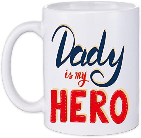Presentes para homens do pai, papai é minha caneca de café herói, estoques legais de meias, idéias engraçadas de presente