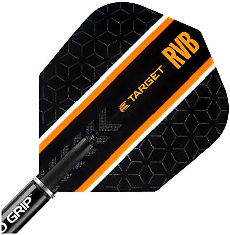 Target Darts Raymond Van Barneveld RVB 80 Preto 80% Tungstênio Darts de ponta macia