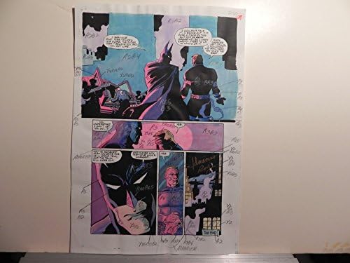 Vintage Batman Shadow Bat Part 9 Color Guide assinado Adrienne Roy com C.O.A PG 29