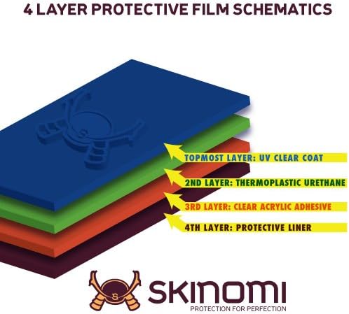 Protetor de pele de corpo inteiro Skinomi compatível com Barnes & Noble Nook HD Techskin Cobertura completa Clear HD Film