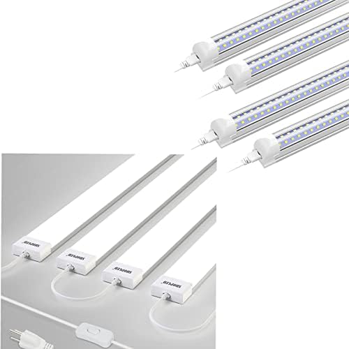 Luz de loja LED de 4 pés de 4 pés+luminária de teto LED de 4 pés