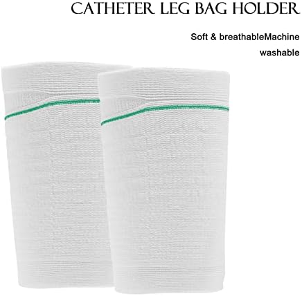 2pcs Cateter Saco de saco de pernas, mangas de cateter de tecido capas de sacolas urinárias para homens ou cadeiras de