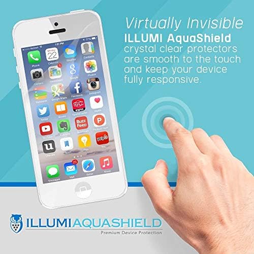 Illumi Aquashield Screen Protector Compatível com Samsung Galaxy S22+ Sem Bubble de alta definição Filme TPU flexível claro