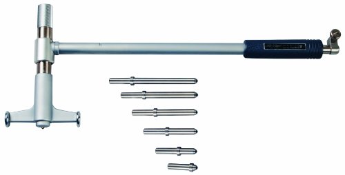 Mitutoyo 511-705 Bore Gage sem indicador, faixa de 160-250 mm, diâmetro do caule de 8 mm de 8 mm