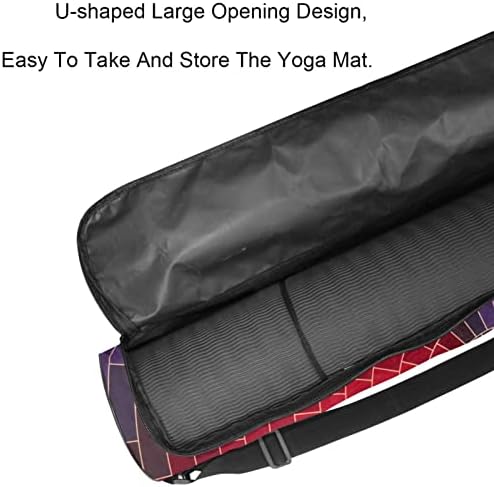 Rainbow Art Yoga Mat Carrier Bag com alça de ombro de ioga bolsa de ginástica Bolsa de praia