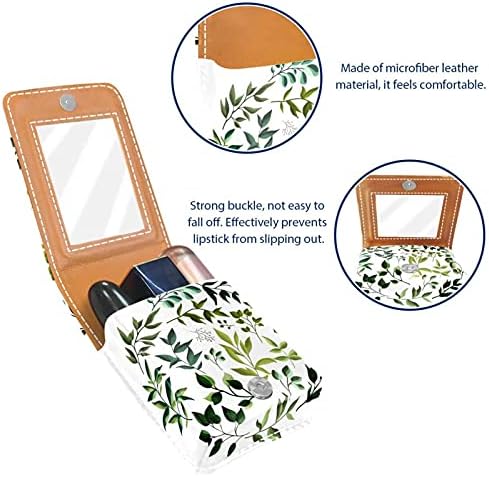 Caixa de batom com espelho de ervas folhas de bola Ball Gloss Selder