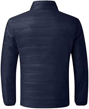 Casaco masculino ADSSDQ, casacos de inverno Man Plus Size Fashion Camping de manga comprida Zip Jaqueta sólida Turtleneck19