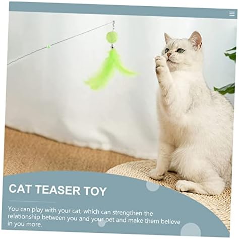 Kbuys 10 PCs Cat Teaser Pequeno Toys Cat Toys Toys Cat Toys Para gatos de gatos de gato Cat Caus