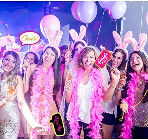 Glithery Bachelorette Photo Booth adereços para a noiva ser suprimentos para festas, decorações de festas no chuveiro