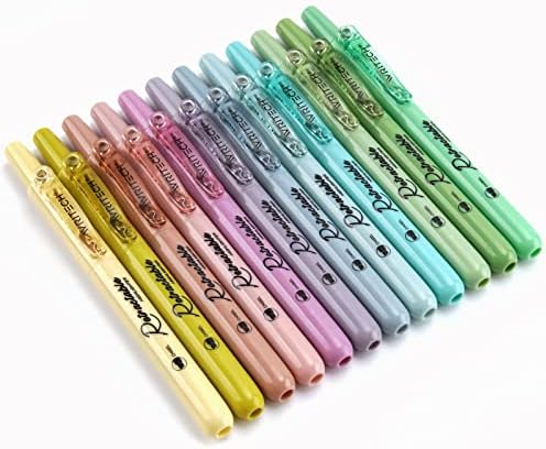 Highlighters de marcadores retráteis da WRITECH: ponta do cinzel Clique em TIPTHETICLIGHTER RECURTOR PENS PANTS Multi colorido