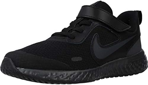 Nike Unissex-Child Revolution 5 Pré escolar Velcro Running Sapat