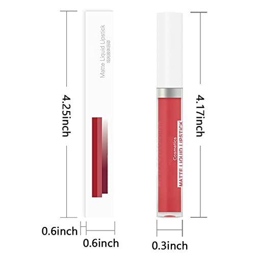 Dbylxmn non xícara e hidratante brilho brilho duradouro conjunto feminino bastão feminino lábio lipstick à prova d'água de 2,5 ml