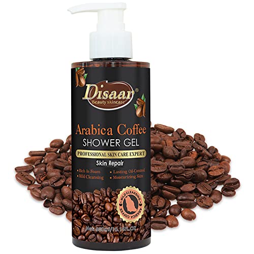 Disaar Beauty Beauty Arabica Coffee Gel Reparo de pele Limpeza hidratante remove as cutículas 300ml/10.14fl.oz