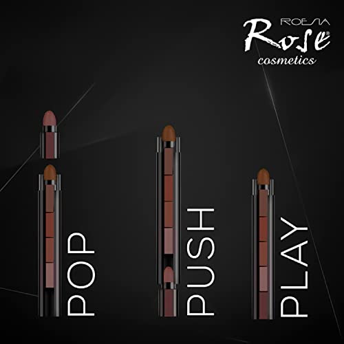 Suba o seu jogo de lábios com os batons de coloripa de 24 horas Rose Cosmetics. Para cores ousadas e duradouras, experimente fosco