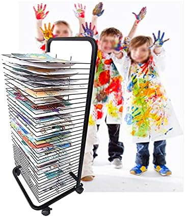 Racks de secagem de Fehun, 20 andares rack de secagem de arte, rack de exibição de álbum de imagens de revestimento de colorido
