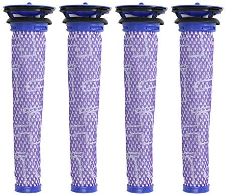 4-Pack 965661-01 Substituição da cabeça do motor de pré-filtro para Dyson V7 Animal Pro Vacuum-Compatível com peças