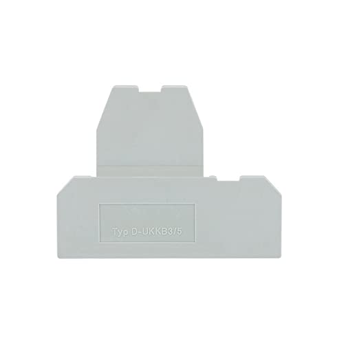 100pcs d-ukkb3/5 placa de barreira final para ukkb3 ukkb5 conector de fios terminal de terminal acessórios D-UKKB 3/5