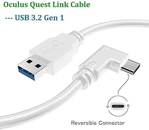 VOKOO USB C CABO COMPATÍVEL PARA OCULUS LINK, USB 3.2 GEN 1 REALIDADE VIRTUAL CABO COMPATÍVEL DO ACULÍVEL PARA OCULUS