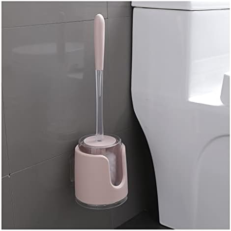 Escova de vaso sanitário edossa porta-laço montado em parede de parede limpeza escova de banheiro sem pancada de