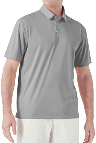 Naviskin Men's Polo Camisetas camisas de golfe rapidamente seco