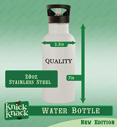 Os presentes de Knick Knack obtiveram revolvência? - 20 onças de aço inoxidável garrafa de água, prata