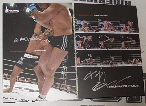 Kazushi Sakuraba Fedor Emelianenko + Sinalizado Pride FC Sadame Book PSA/DNA COA UFC - Revistas UFC autografadas