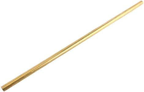 Tubo redondo de latão Yosoo, modelo de tubo de tubo de latão, 1pc de tubo de tubo de bronze diâmetro externo redondo