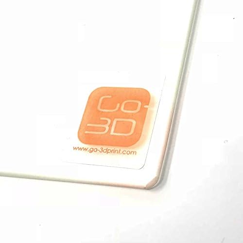 Impressão GO-3D 470mm x 470mm Borossilicate Placa de vidro/cama com borda polida plana para Creality CR-10 Max 3D Impressora