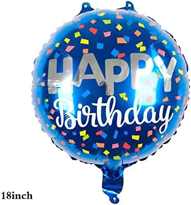 Balões, 11 PCs Foil Balloons, de 10 anos, para decoração de suprimentos de festa de aniversário de 10 anos ， Confetti Balloon Kids Party