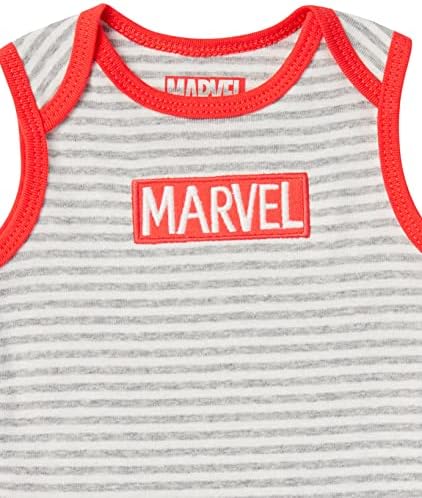 Essentials Disney | Marvel | Star Wars Baby Boys 'sem mangas roupas, pacote de 6