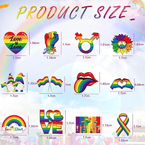 Faccito 54 PCs PRIDE DIA ARVIL -ÍRIO DESPENHO DE RECEBEÇÕES DE REDO GAY PRIDE TEPETO DE ENGULHOS DE ENGULHOS DE ENCONTRO BISSOUXUAL